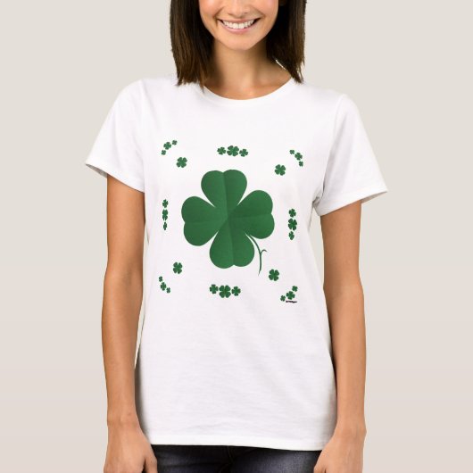 Vier Leaf Clovers T-Shirt (Vorderseite)
