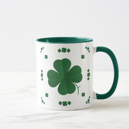 Vier Leaf Clovers Tasse (Rechts)