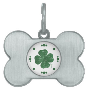 Vier Leaf Clovers - Vintager Stil Tiermarke