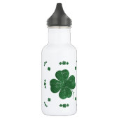 Vier Leaf Clovers - Vintager Stil Trinkflasche (Links)