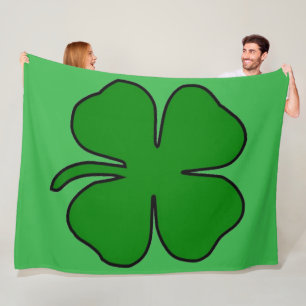 Vier Leaf Liebe 60x80 Fleece Blanket