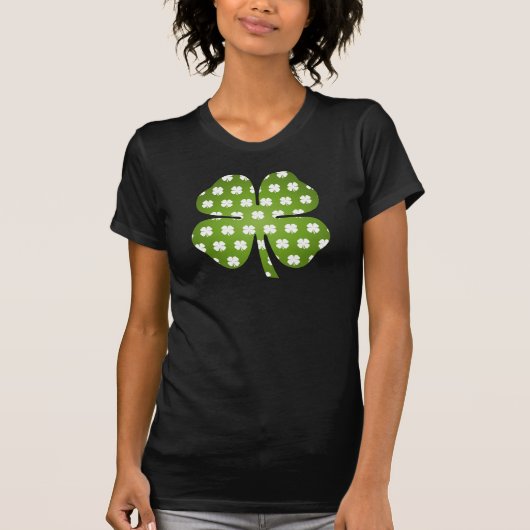 Vier Leaf Luck T-Shirt (Vorderseite)