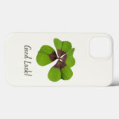 Vier Leaf Lucky Clover St Patricks Day Viel Glück Case-Mate iPhone Hülle (Rückseite (Horizontal))