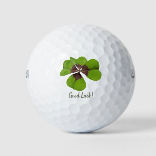 Vier Leaf Lucky Clover St Patricks Day Viel Glück Golfball (Vorderseite)