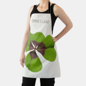 Vier Leaf Lucky Clover St Patricks Day Viel Glück Schürze (InSitu)