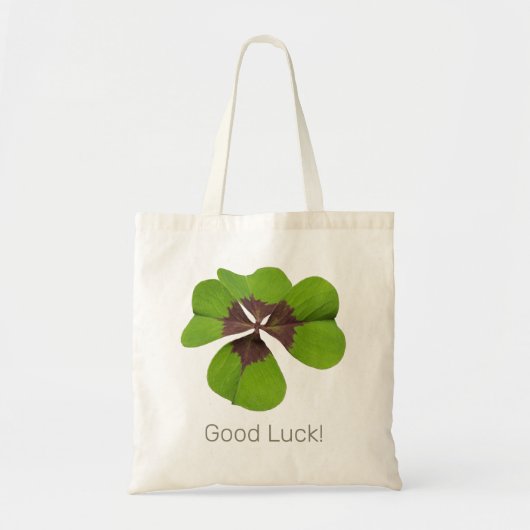 Vier Leaf Lucky Clover St Patricks Day Viel Glück Tragetasche (Vorne)