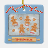 Vier Lebkuchengewächse Keramikornament (Vorderseite)