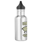 Vier Legen gut Edelstahlflasche (Links)