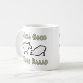 Vier Legs guter Funny Sheep Puff Kaffeetasse (Vorderseite Links)