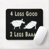 Vier Legs guter Funny Sheep Puff Mousepad (Mit Mouse)