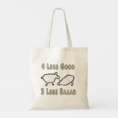 Vier Legs guter Funny Sheep Puff Tragetasche (Rückseite)