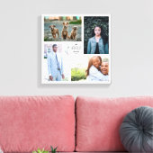 Vier Leinwand für FotoCollage mit benutzerdefinier (Insitu (Wohnzimmer))