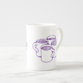 Vier Lila Tasse (Art. (Vorderseite Rechts)
