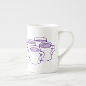 Vier Lila Tasse (Art. (Rechts)