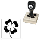 Vier-Links-Kleeblatt-Briefmarke Gummistempel (Stempel)