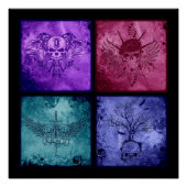 Vier Logos Poster (Vorderseite)