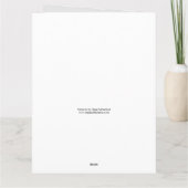 Vier lustige Golfer-Cartoon-Illustrationen Karte (Rückseite)