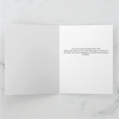 Vier lustige Golfer-Cartoon zur Vermietung Karte (Innenseite)