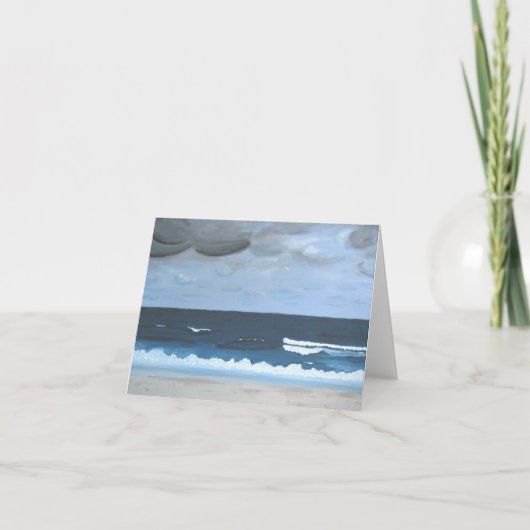 "Vier Mädchen im Ozean" Karte von der (Vorderseite)