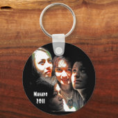 Vier Mädchen in Manado Schlüsselanhänger (Vorderseite)