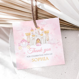 Vier Mal eine Prinzessin Geburtstagsparty Square Geschenkanhänger