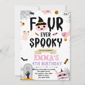 Vier Mal eine seltsame Halloween Einladung