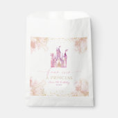 Vier Mal im Party einer Prinzessin Geschenktütchen (Vorderseite)