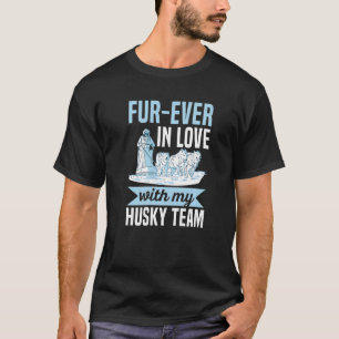 Vier Mal in Liebe mit meinem Husky-Team Puff für e T-Shirt