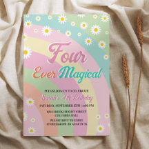 Vier mal magischer Retro-Regenbogen