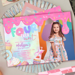 vier mal süß einladung