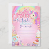 vier mal Sweet Time Kapsel Karte (Vorderseite)