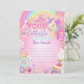 vier mal Sweet Time Kapsel Karte (Stehend Vorderseite)