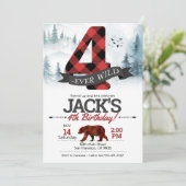 Vier Mal Wild Einladung, Lumberjack 4. Einladung (Stehend Vorderseite)
