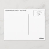 Vier Mandalase Postkarte (Rückseite)