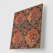 Vier Mandalase Quadratische Wanduhr (Winkel)