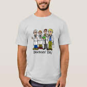 Vier männliche Ärzte T - Shirt (Vorderseite)