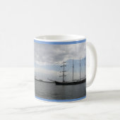 Vier Master-Ship-Kaffee-Tasse Kaffeetasse (VorderseiteRechts)