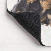 Vier Mini-Dackel Mousepad (Ecke)
