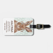 Vier-Mit Augen Forester | Bunny Rabbit Gepäckanhänger (Vorderseite horizontal)