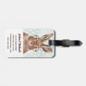 Vier-Mit Augen Forester | Bunny Rabbit Gepäckanhänger (Rückseite horizontal)