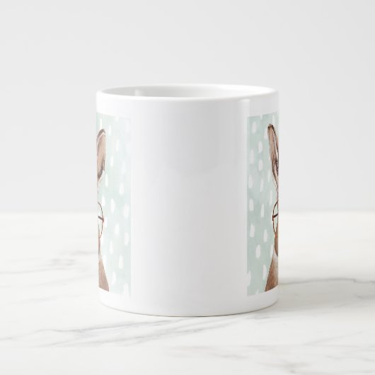 Vier-Mit Augen Forester | Bunny Rabbit Jumbo-Tasse (Vorderseite)