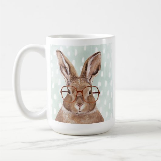 Vier-Mit Augen Forester | Bunny Rabbit Kaffeetasse (Links)