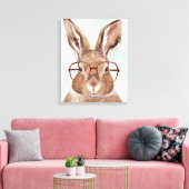 Vier-Mit Augen Forester | Bunny Rabbit Leinwanddruck (Insitu (Wohnzimmer))