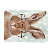 Vier-Mit Augen Forester | Bunny Rabbit Magnet (Horizontal)