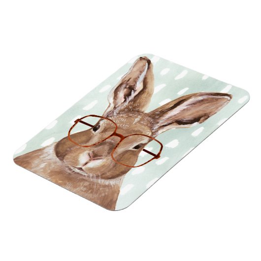 Vier-Mit Augen Forester | Bunny Rabbit Magnet (Linke Seite)