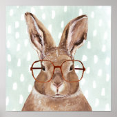 Vier-Mit Augen Forester | Bunny Rabbit Poster (Vorne)