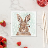 Vier-Mit Augen Forester | Bunny Rabbit Serviette (Beispiel)