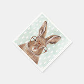 Vier-Mit Augen Forester | Bunny Rabbit Serviette (Ecke)