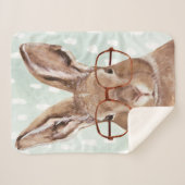 Vier-Mit Augen Forester | Bunny Rabbit Sherpadecke (Vorderseite (Horizontal))