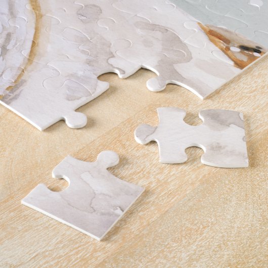 Vier-Mit Augen Forester | Weiße Eule Puzzle (Seite)